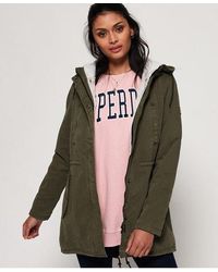 Superdry - Rookie Sherpa Multi Jacket Khaki - Lyst