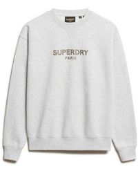 Superdry - & Co Sport Luxe Loose Crew Sweatshirt - Lyst