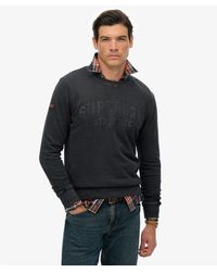 Superdry - & Co Athletic Embossed Sweatshirt - Lyst
