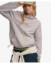 Superdry - Bench Hooded Shell Zip Jas - Lyst