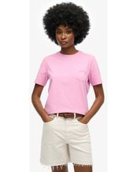 Superdry - & Co Essential Logo Garment Dye Pocket T-shirt - Lyst