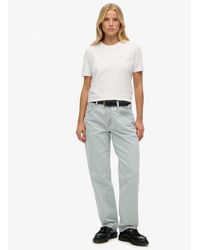 Superdry - & Co Mid Rise Straight Leg Jeans - Lyst