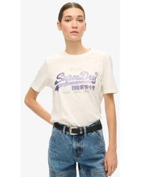 Superdry - & Co Embellished Vl Graphic T Shirt - Lyst