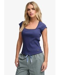 Superdry - & Co Essential Square Neck Short Sleeve T-shirt - Lyst