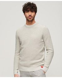Superdry - Textured Crew Knitted Jumper - Lyst
