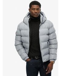 Superdry - & Co Hooded Sports Puffer Jacket - Lyst
