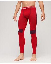 Superdry - Pour des s impression du logo sport legging sous-couche sans coutures - Lyst