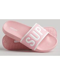 Superdry - Core Pool Sliders - Lyst