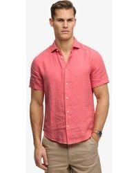 Superdry - & Co Riviera Short Sleeve Linen Shirt - Lyst
