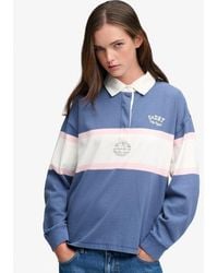 Superdry - Heritage Stripe Rugby Top - Lyst