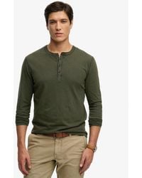 Superdry - & Co Long Sleeved Jersey Henley Top - Lyst