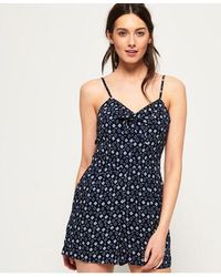 Superdry - Alice Knot Playsuit Geo - Lyst