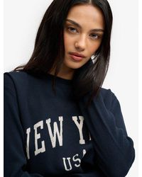 Superdry - & Co Athletic Essential Graphic Long Sleeve Top - Lyst