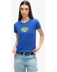 Superdry - & Co Super Athletics Fitted T-shirt - Lyst