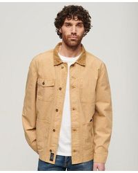 Superdry - Merchant Store Cotton Work Jacket - Lyst