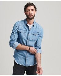 Superdry - Resurrection Shirt Blue - Lyst