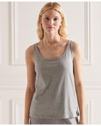 Superdry - Organic Cotton Lightweight Essential Tank Top - Lyst