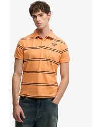 Superdry - & Co Vintage Stripe Jersey Polo Shirt - Lyst