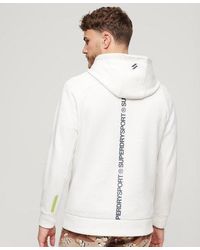 Superdry - Loose Fit Embroidered Logo Sport Tech Hoodie - Lyst
