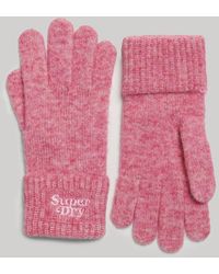 Superdry - & Co Ribbed Knitted Gloves - Lyst