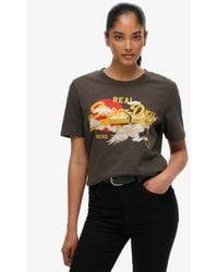 Superdry - Femme T-Shirt Décontracté Vintage Logo Tokyo Taille - Lyst