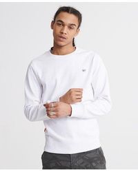 Superdry - Collective Loopback Crew Sweatshirt Optic - Lyst