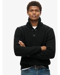 Superdry - Shawl Collar Jumper - Lyst