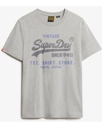 Superdry - & Co Vintage Logo Heritage Relaxed T-shirt - Lyst