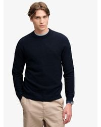 Superdry - & Co Texture Knit Jumper - Lyst