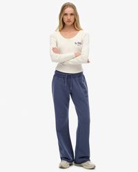 Superdry - & Co Athletic Print Flare joggers - Lyst