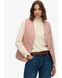 Superdry - Quilted Lite Liner Gilet - Lyst