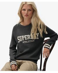 Superdry - & Co Slouchy Intarsia Graphic Knitted Jumper - Lyst