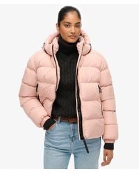 Superdry - & Co Hooded Sports Puffer Jacket - Lyst