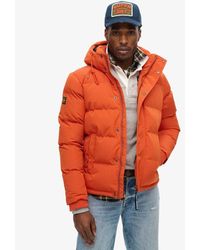 Superdry - & Co Everest Short Hooded Puffer Jacket - Lyst