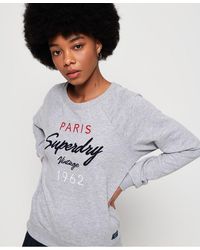 Superdry Florence Crew Sweatshirt - Gray