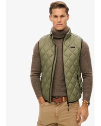 Superdry - Diamond Quilt Fuji Lite Gilet - Lyst