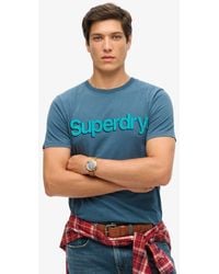 Superdry - & Co Classic Core Logo Shadow T-shirt - Lyst