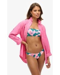Superdry - & Co Tropical Cheeky Bikini Briefs - Lyst