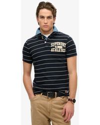 Superdry - & Co Vintage Athletic Jersey Polo Shirt - Lyst