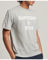 Superdry - Code Core Sport T-shirt Grey / Grey Marl - Lyst