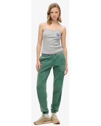 Superdry - & Co Athletic Essentials Vintage Side Stripe joggers - Lyst