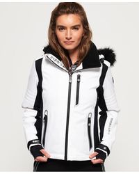 Superdry Cazadora de esquí Sleek Piste - Blanco