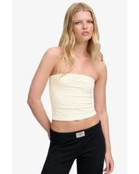 Superdry - Athletic Essentials Bandeau Top Slanke Pasvorm - Lyst