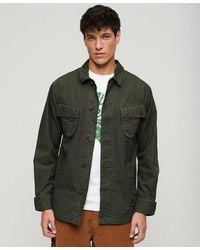 Superdry - Fully Lined Military Overshirt Jacket - Lyst