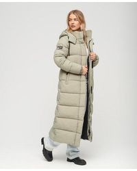 Superdry - Classic Quilted Ripstop Longline Puffer Coat - Lyst