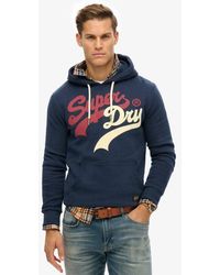Superdry - & Co Classic College Script Hoodie - Lyst