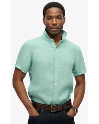 Superdry - Sd Embroidered Vacation Linen Shirt - Lyst