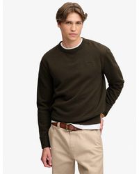Superdry - & Co Essential Stacked Logo Crew Sweatshirt - Lyst