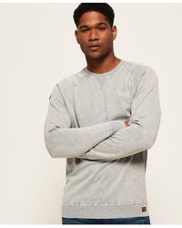 Superdry - Garment Dye L.A. Crew Jumper Washed Cloud - Lyst
