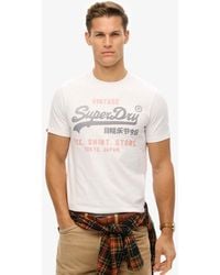 Superdry - & Co Vintage Logo Heritage Relaxed T-shirt - Lyst